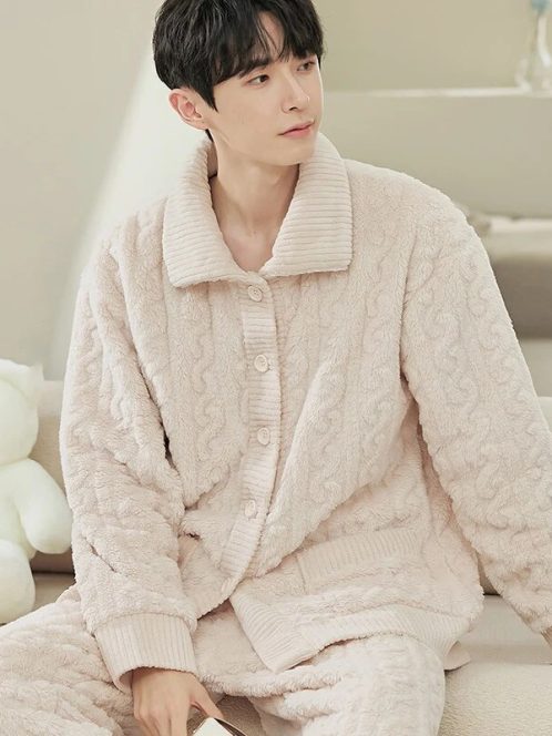 Pyjama homme hiver long