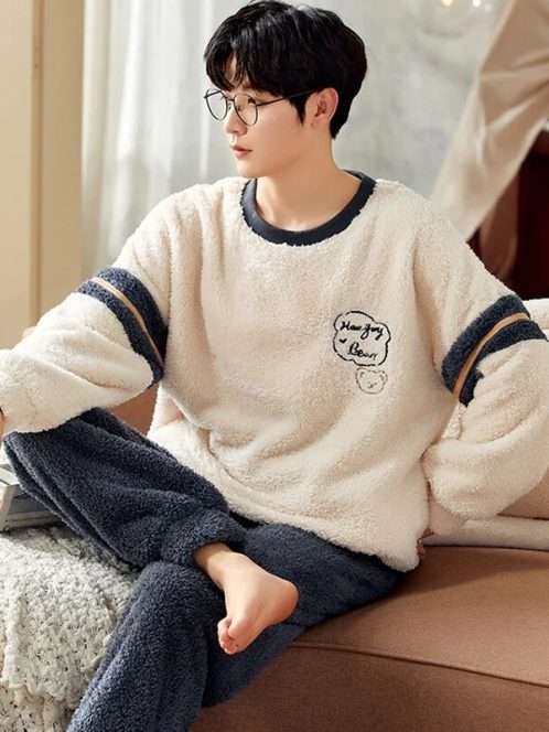 Pyjama homme hiver pilou