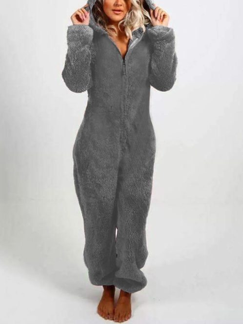 Pyjama Polaire chaud Capuche